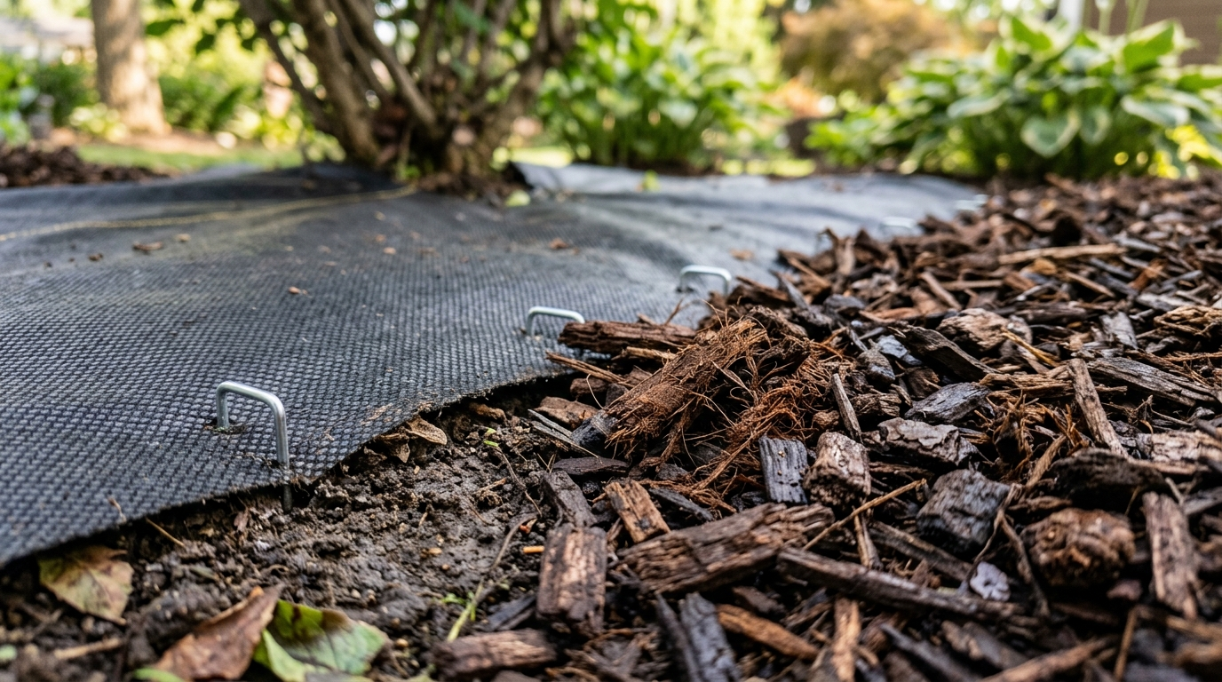 Planting i skråning banner